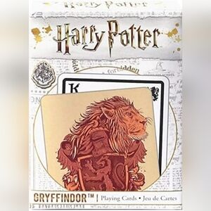 Harry Potter Playing Cards - Gryffindor Themed Deck of Cards Games - Officially